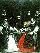 Lavinia Fontana portratt av familjen gozzadini oil on canvas
